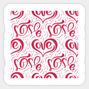 Love is in the Air - Happy Valentine's Day Sticker